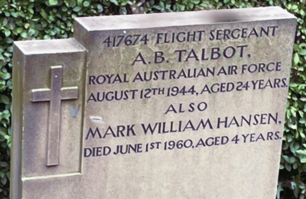 Flight Sergeant Allen Benjamin&nbsp;Talbot